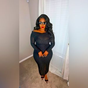 Off shoulder bodycon dress